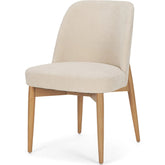 Abbie Curve Fabric Dining Chair (Set of 2)