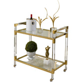 Acrylic Bar Cart