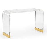 Acrylic Waterfall Console