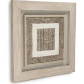 Abstract Paper Dark Framed Art