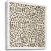 Abstract Circle Paper Framed Art