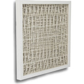 Abstract Neutral Paper Framed Art