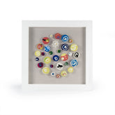 Abstract Framed Shell Art