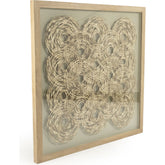 Abstract Overlapping Paper Framed Art