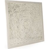 Abstract Spiral Paper Framed Art