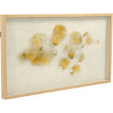 Abstract Yellow Stained Glass Wall Art
