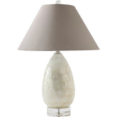 Abalone Shell Scaled Lamp