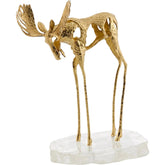 Abstract Moose Sculpture on Selenite I