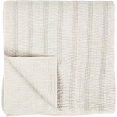 Abraham Cotton Linen Eggshell Beige Quilt