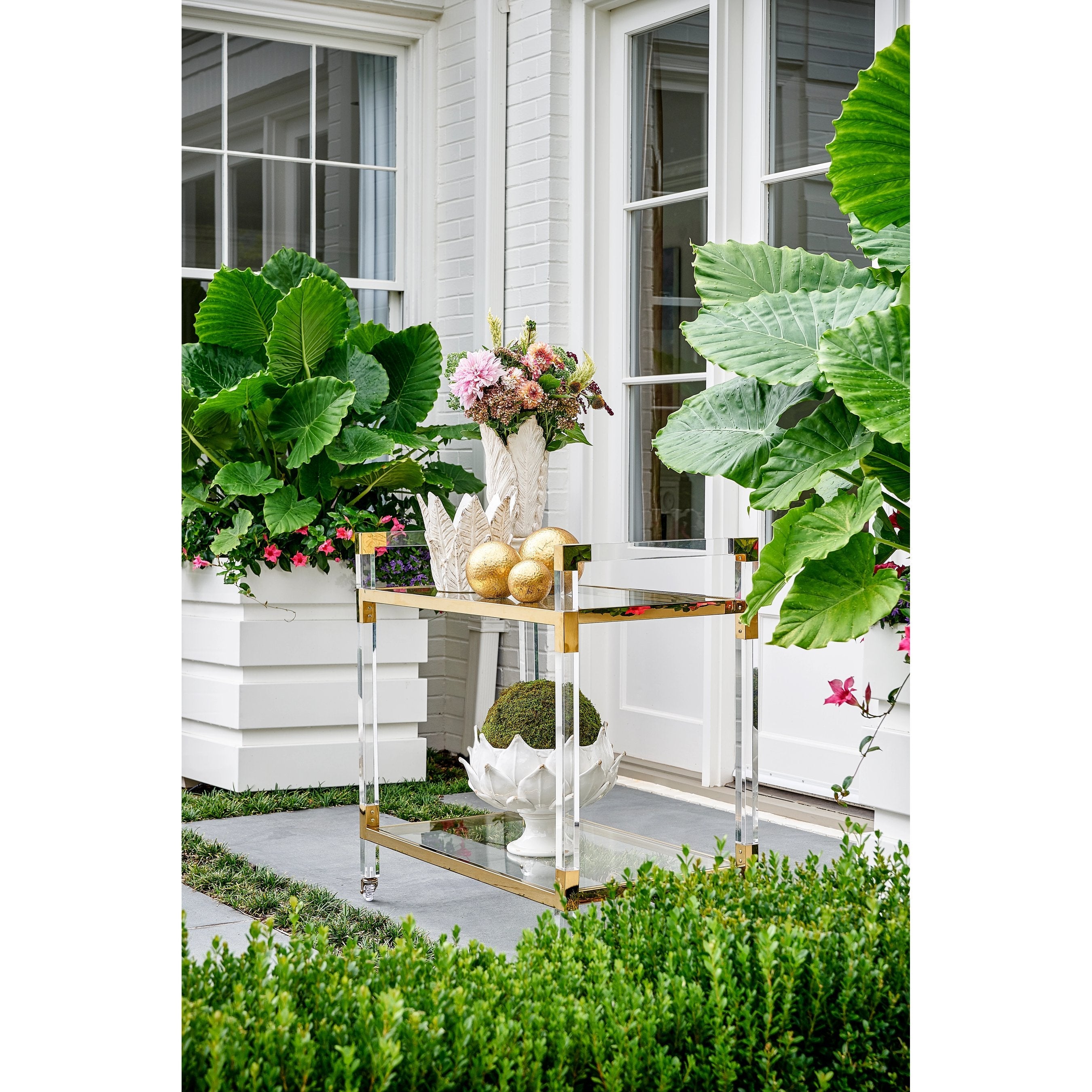 Acrylic Bar Cart