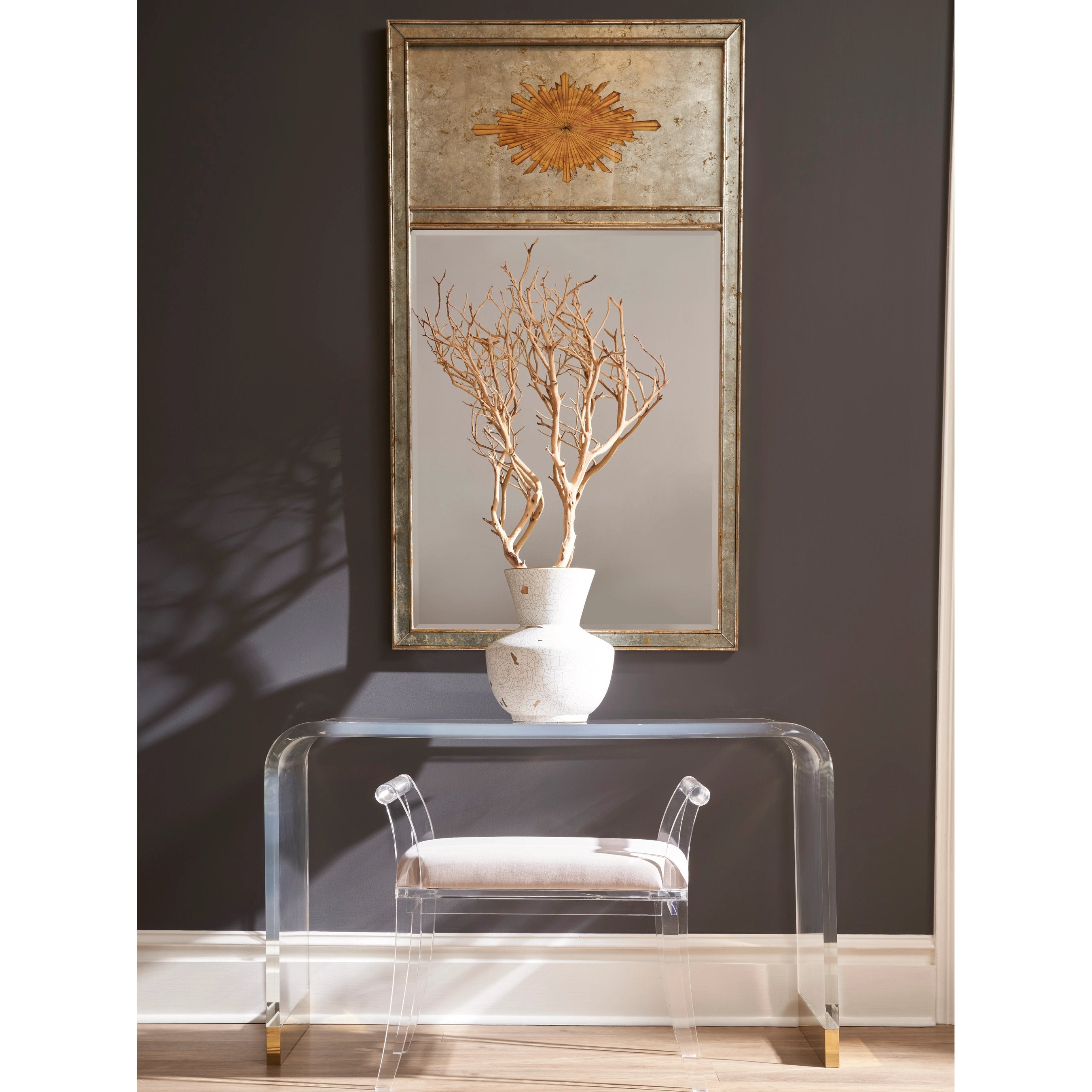 Acrylic Waterfall Console