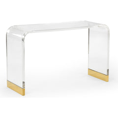 Acrylic Waterfall Console