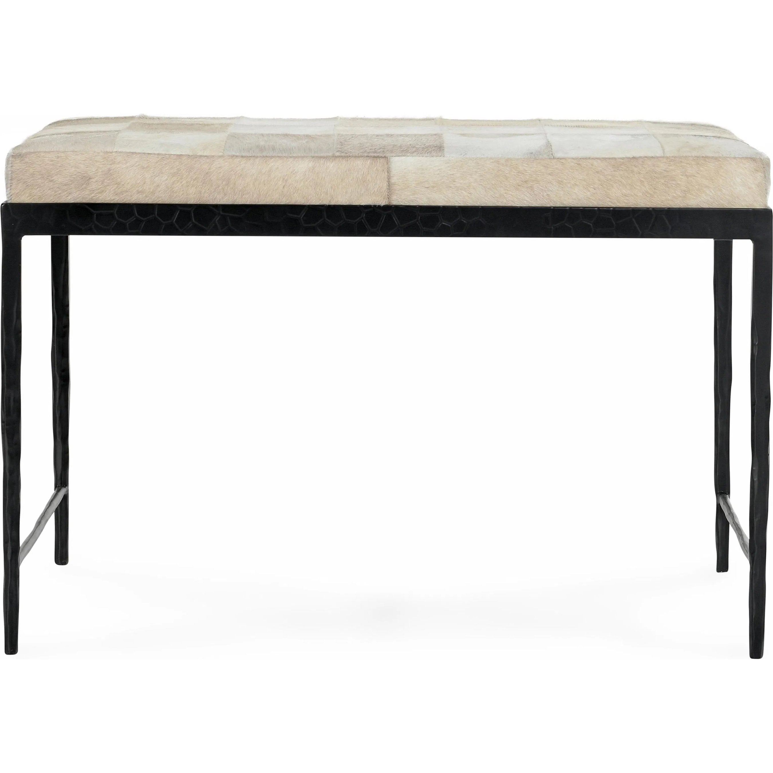 Achen Hair on Hide Bench