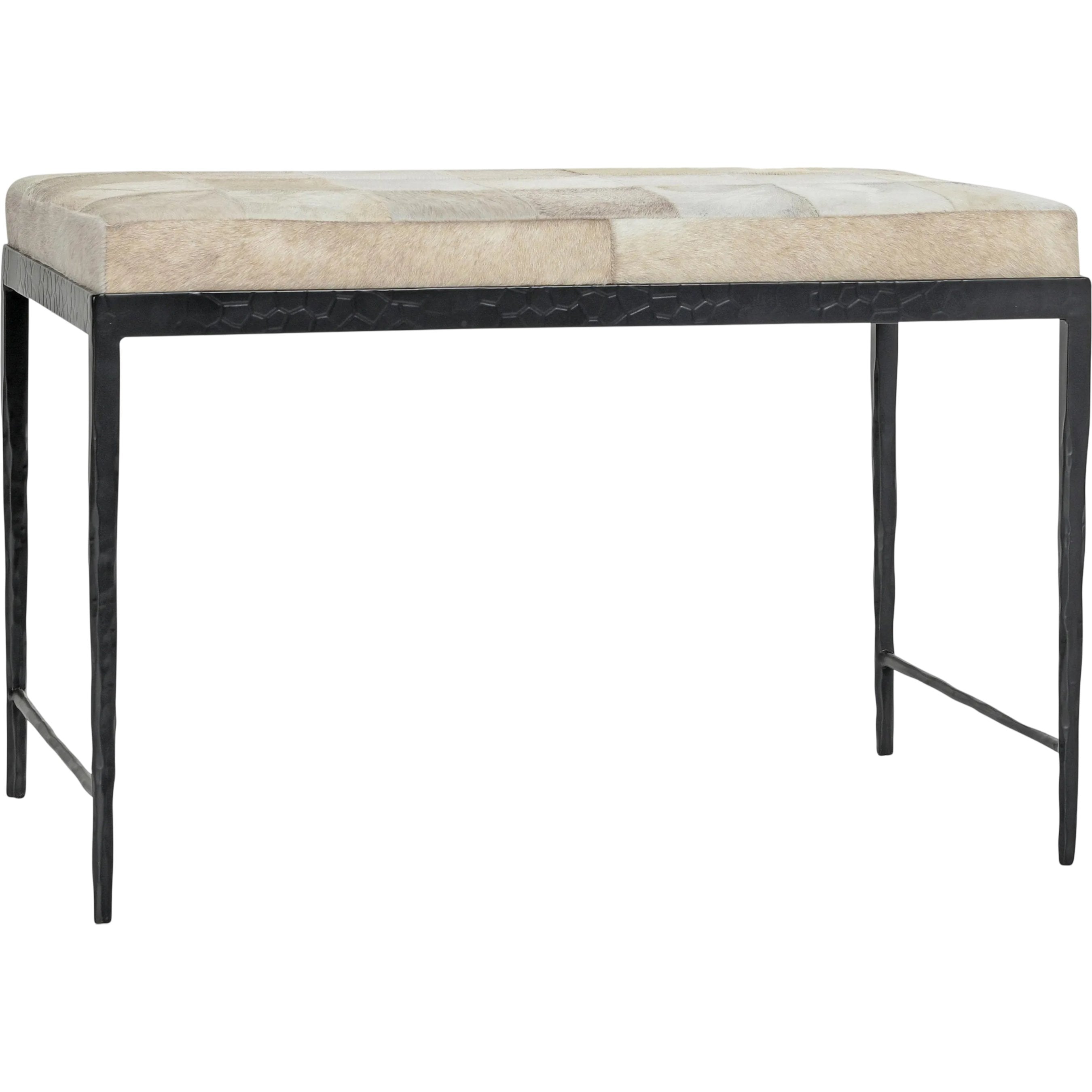 Achen Hair on Hide Bench