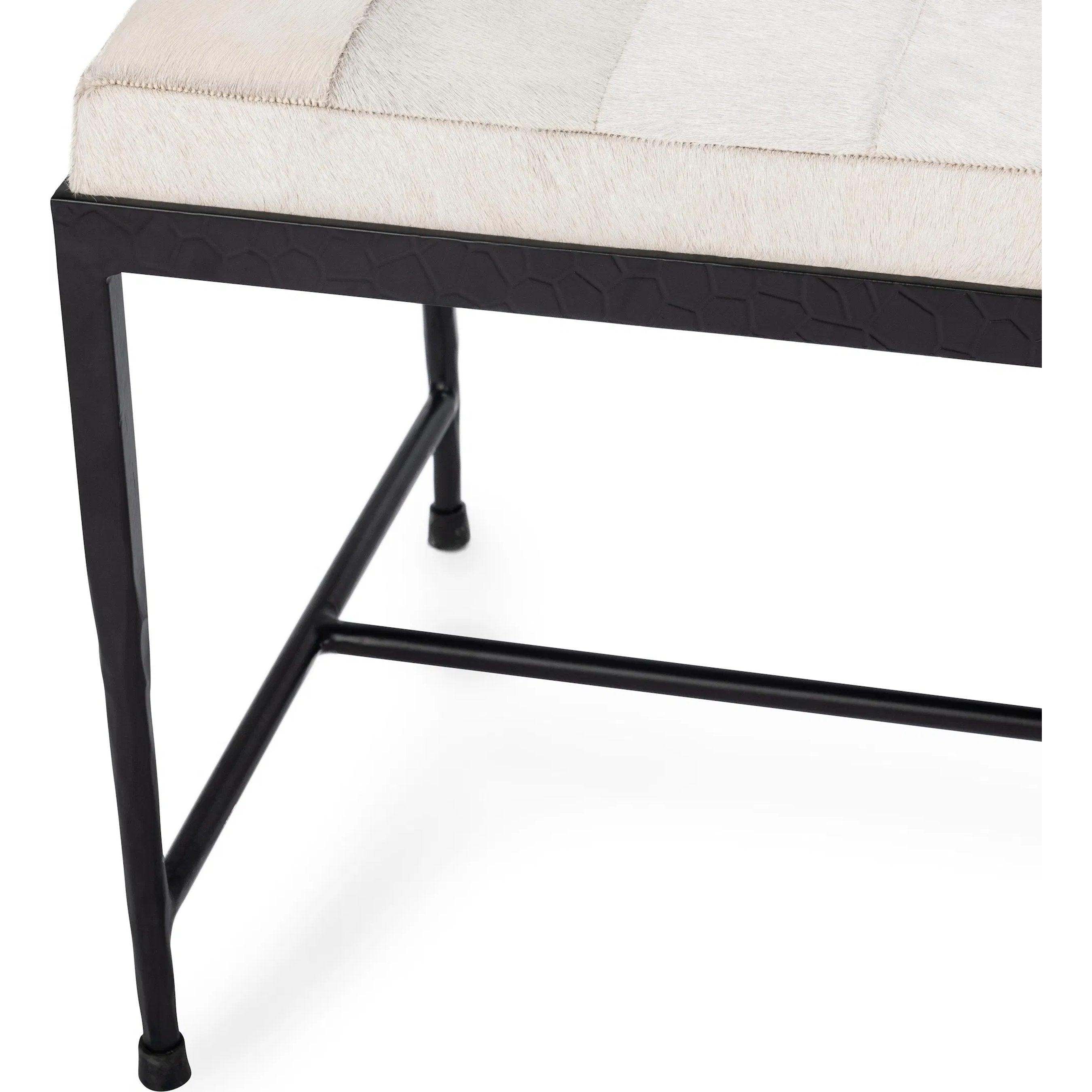 Achen Hair on Hide Bench