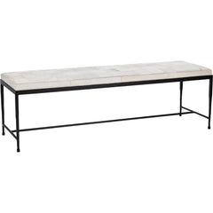 Achen Hair on Hide Bench