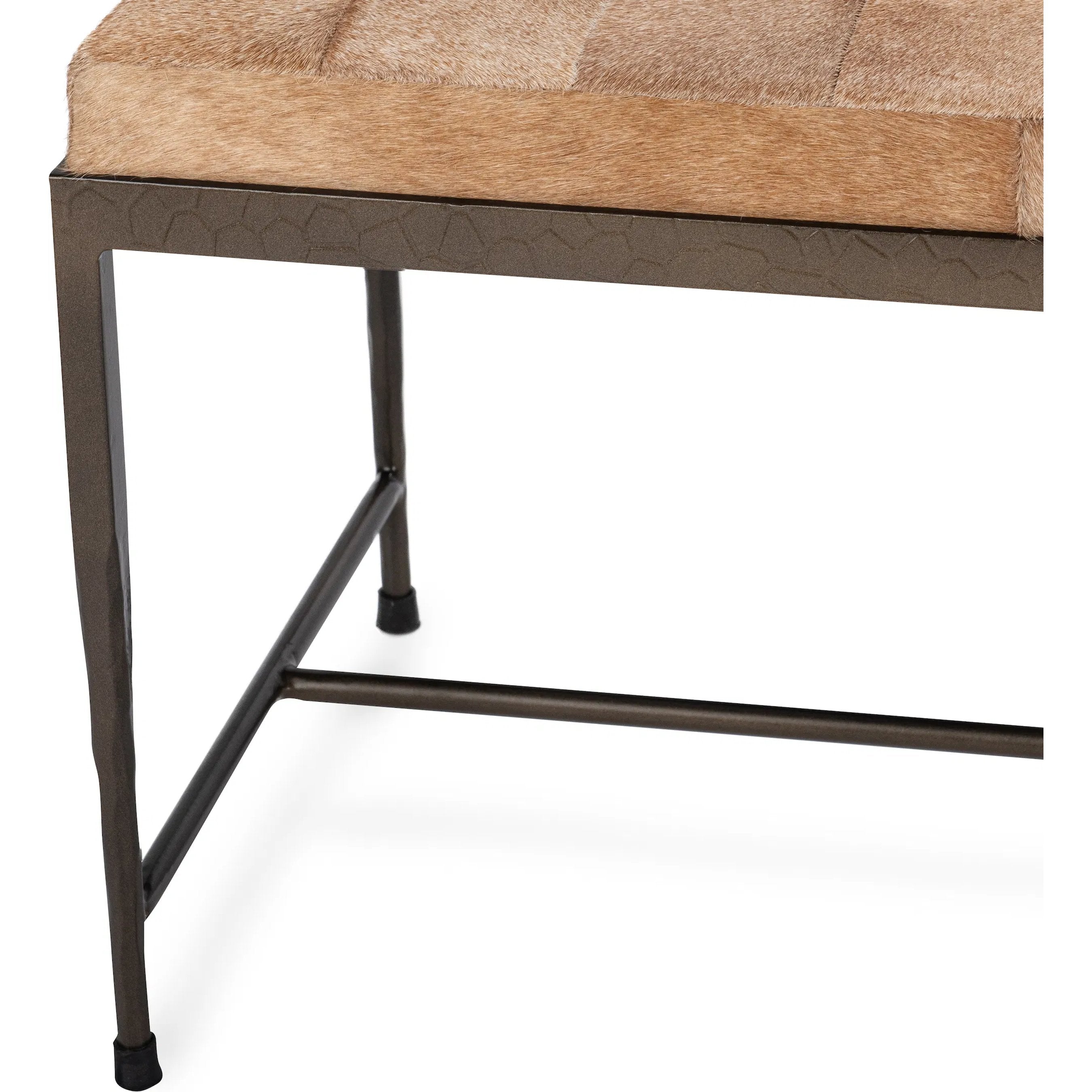 Achen Hair on Hide Bench