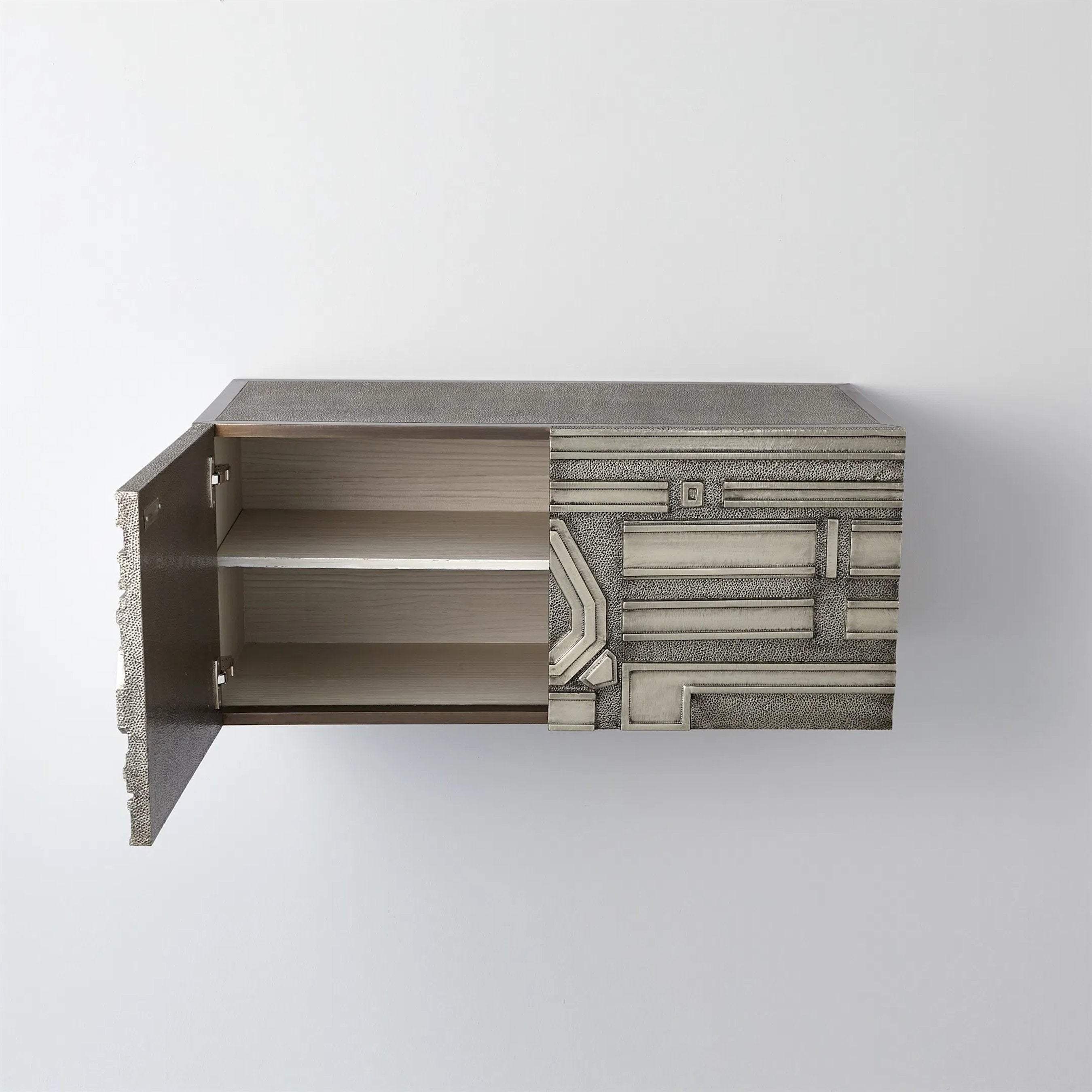 Abstract Block Left Cabinet