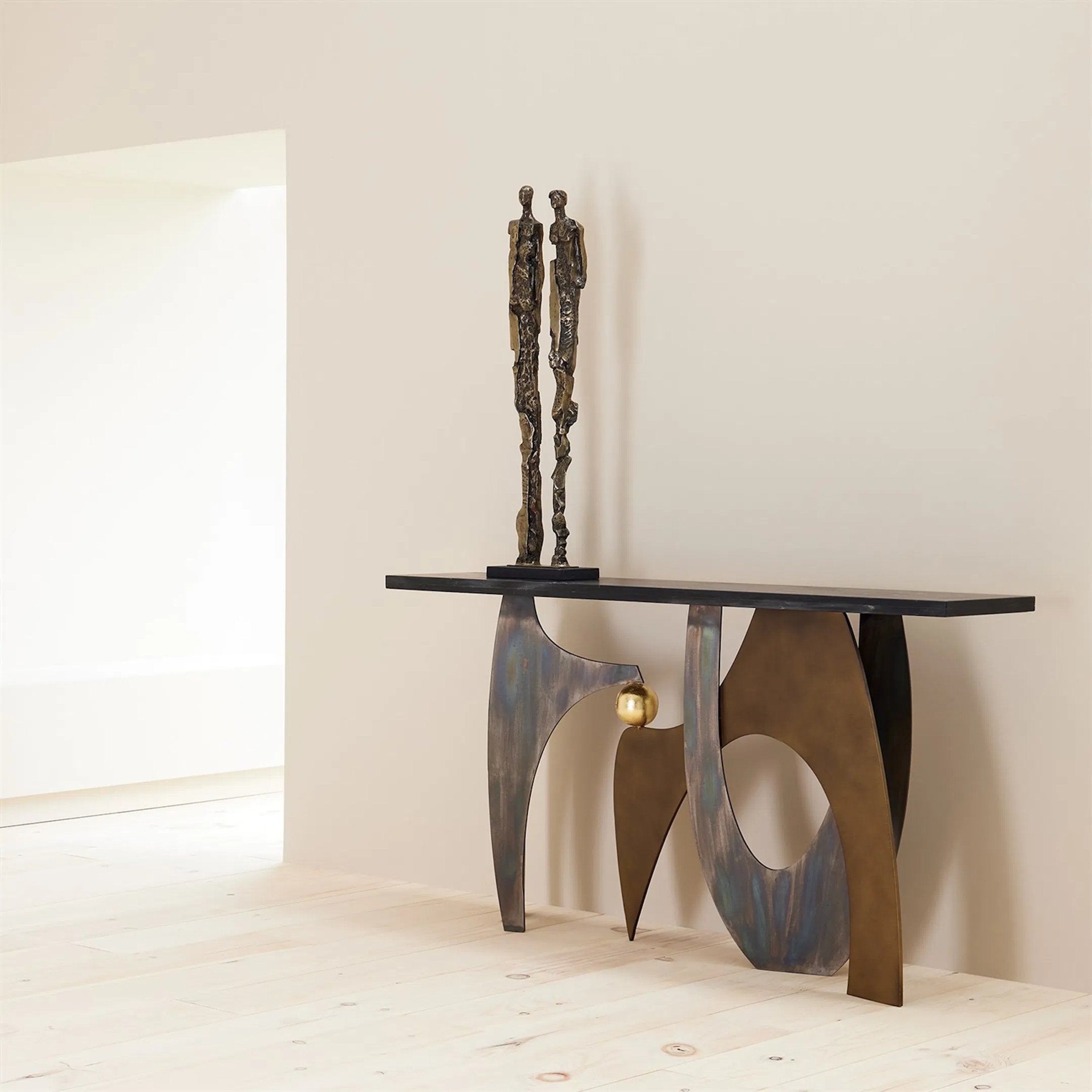 Abstract Couple Sculpture