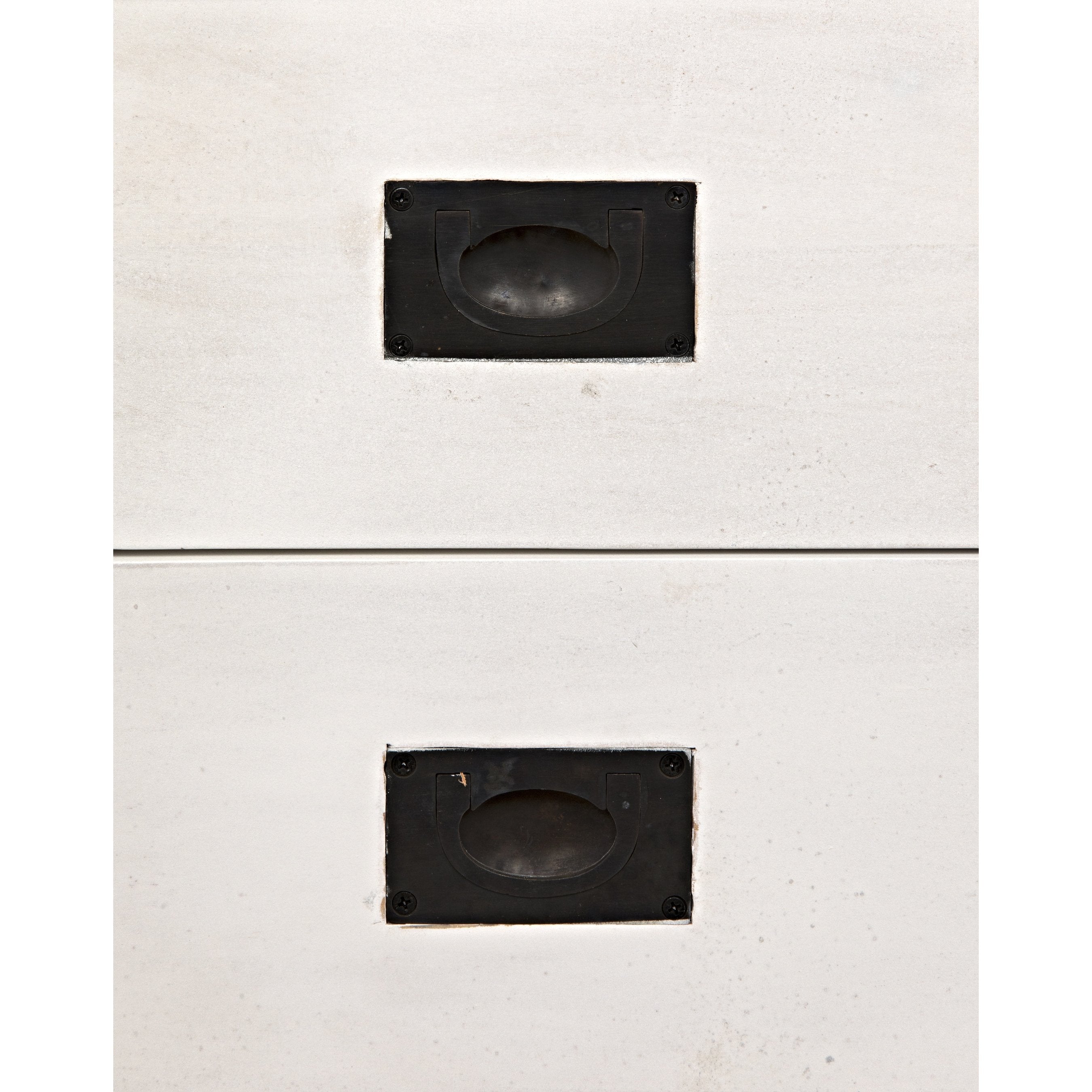2-DRAWER Side Table with Sliding Tray