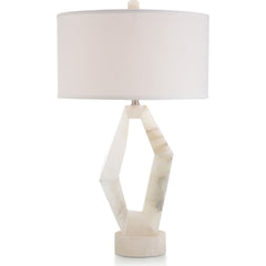 Abstract Alabaster Table Lamp