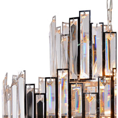 Abstract Crystal Chandelier