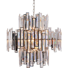 Abstract Crystal Chandelier