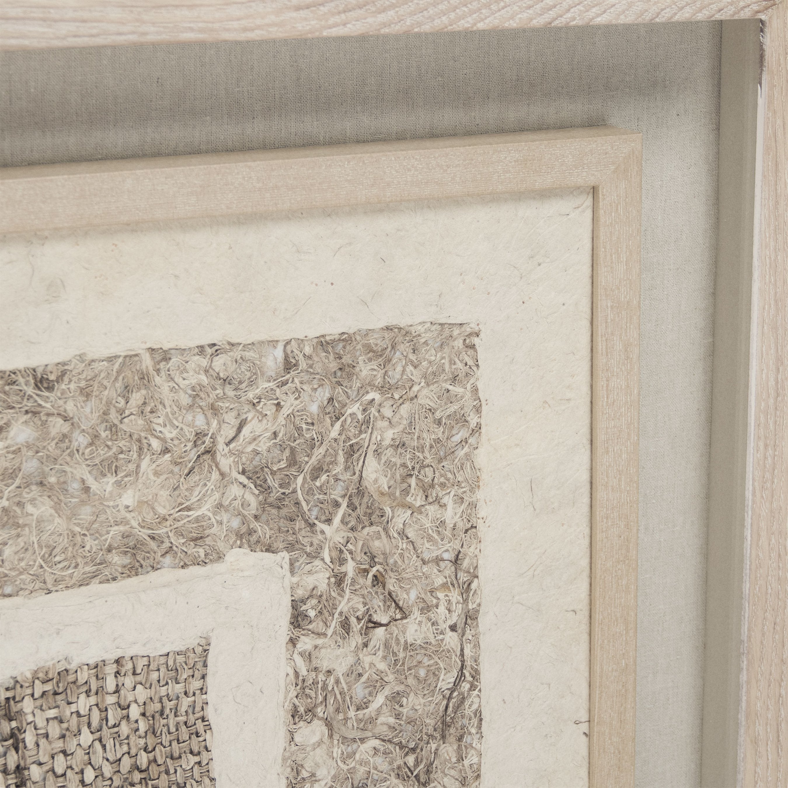 Abstract Paper Dark Framed Art