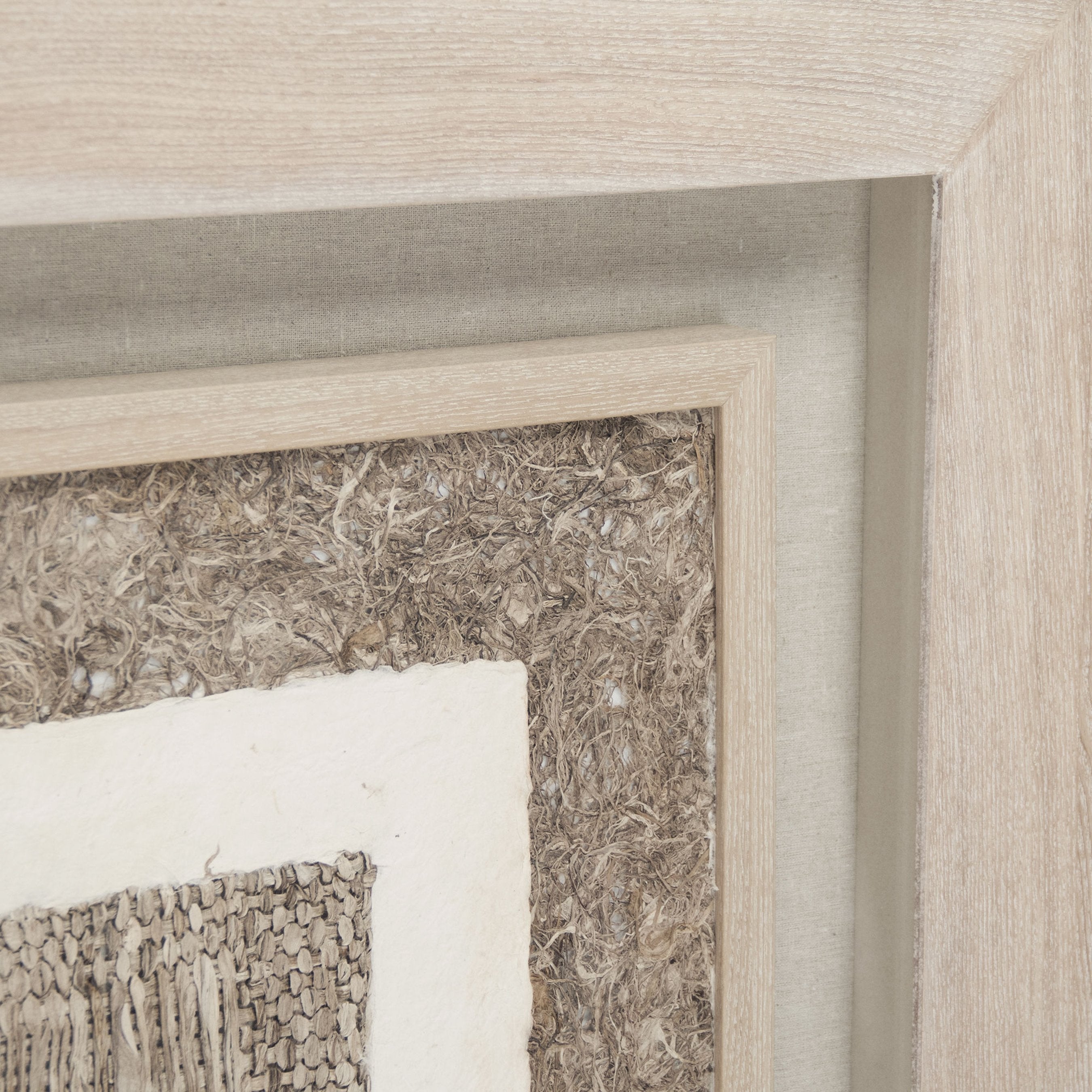 Abstract Paper Dark Framed Art