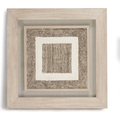 Abstract Paper Dark Framed Art