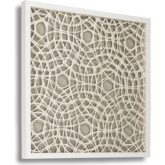 Abstract Circle Paper Framed Art