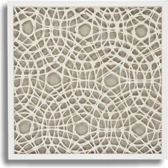 Abstract Circle Paper Framed Art