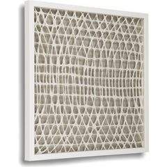 Abstract Convex Paper Framed Art