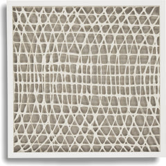 Abstract Convex Paper Framed Art