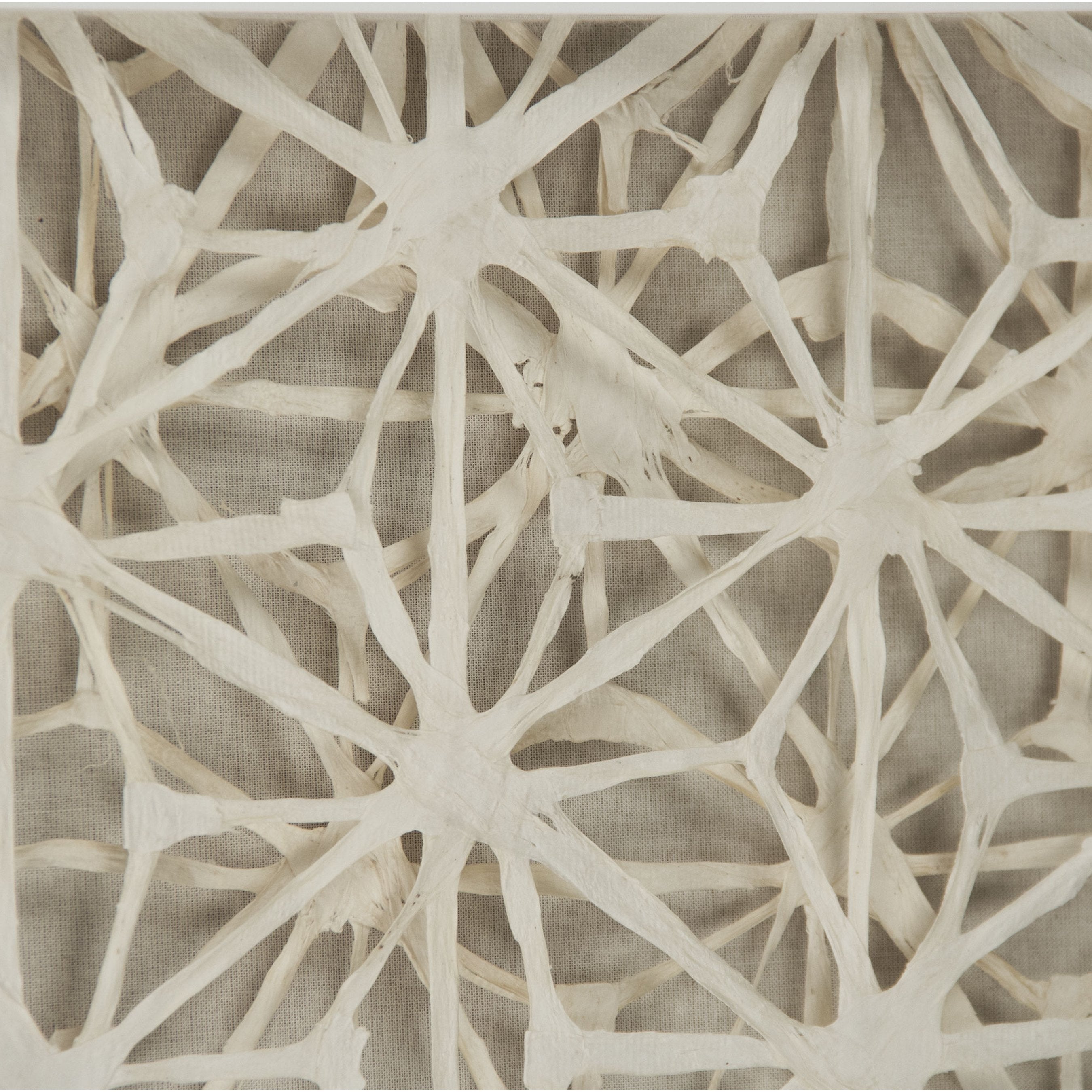 Abstract Asterisk Paper Framed Art
