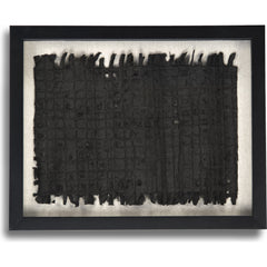 Abstract Black Paper Framed Art