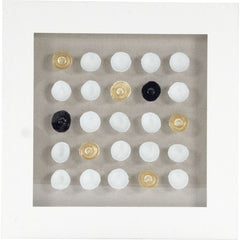 Abstract Framed Shell Art