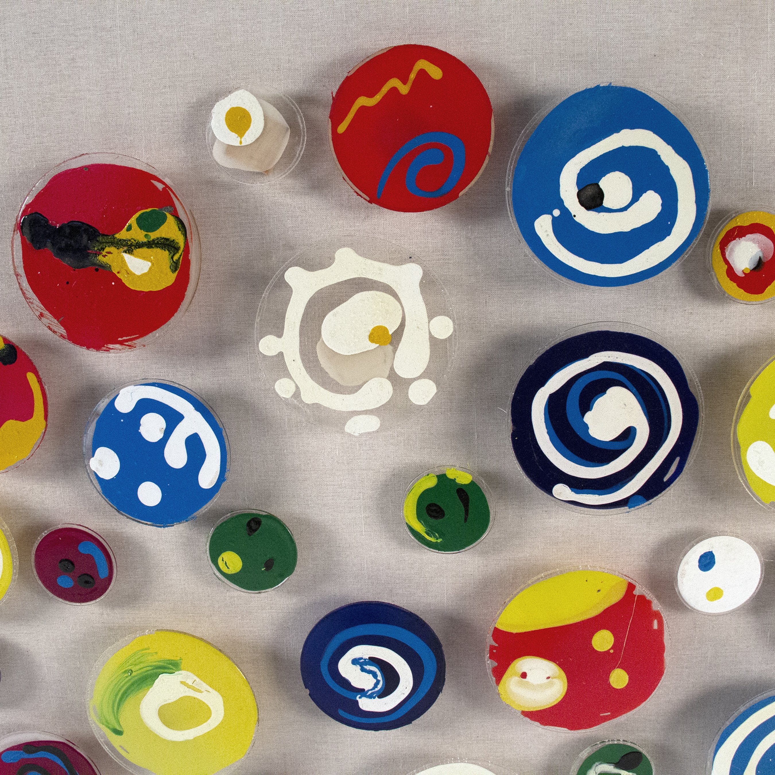 Abstract Framed Shell Art
