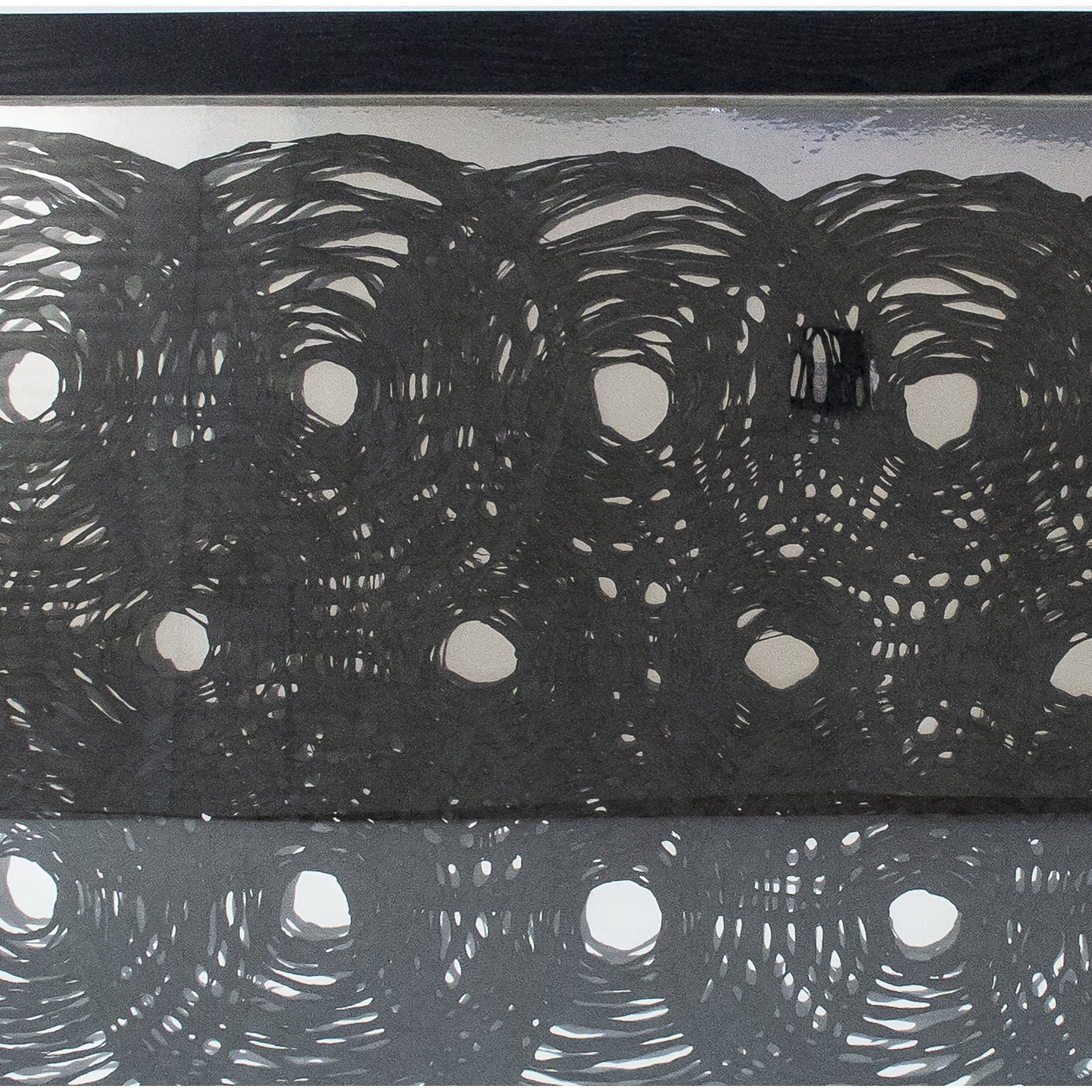 Abstract Circles Paper Framed Art