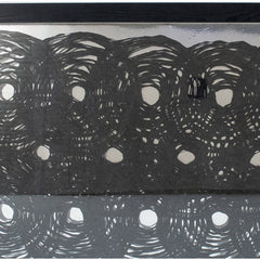 Abstract Circles Paper Framed Art