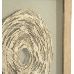 Abstract Overlapping Paper Framed Art