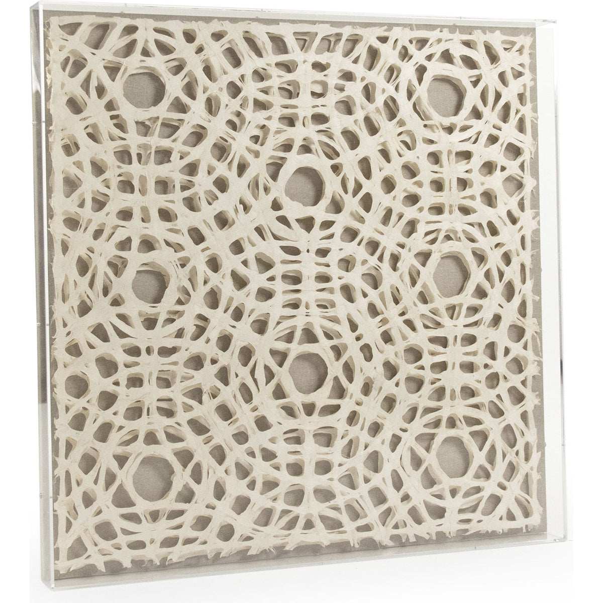 Abstract Paper Acrylic Framed Art I