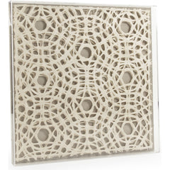 Abstract Paper Acrylic Framed Art I