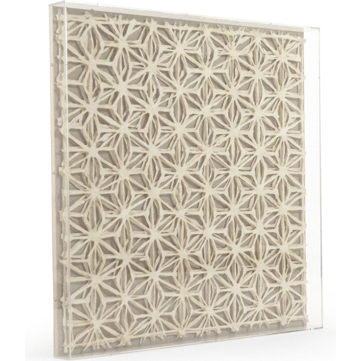 Abstract Paper Acrylic Framed Art II