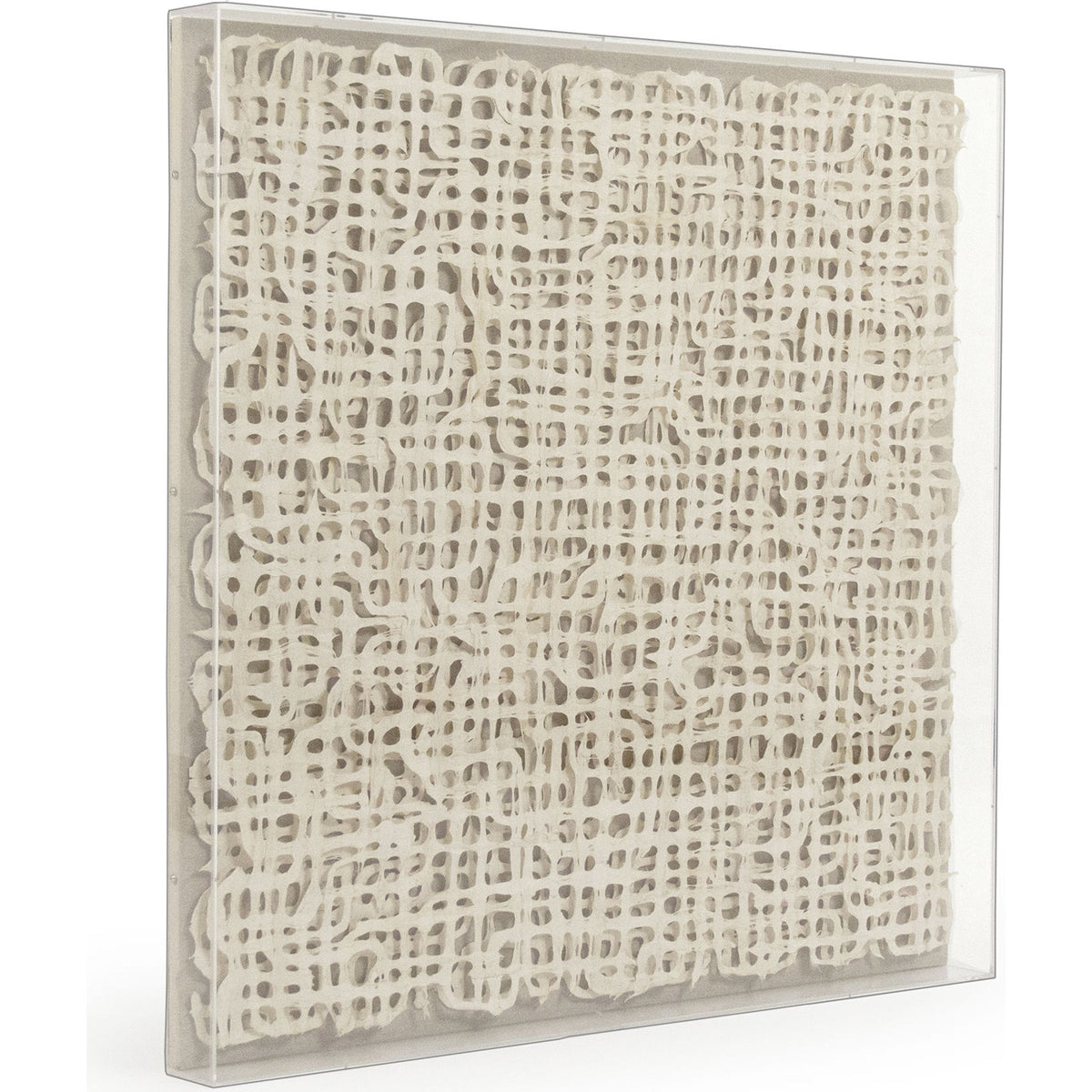 Abstract Paper Acrylic Framed Art VII
