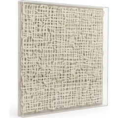 Abstract Paper Acrylic Framed Art VII