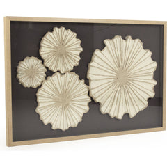 Abstract Circular Paper Framed Art