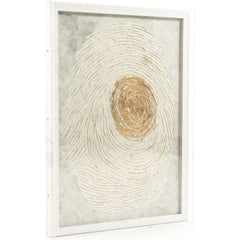 Abstract Large Fingerprint Framed Art