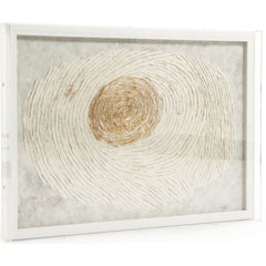 Abstract Large Fingerprint Framed Art