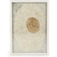 Abstract Large Fingerprint Framed Art